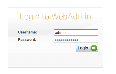 Sophos UTM WebAdmin Login Page